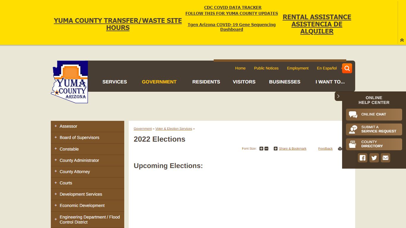 2022 Elections | Yuma County